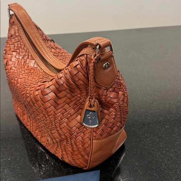 Cole Haan Woven Leather Shoulder Bag - Tan - Picture 4 of 4